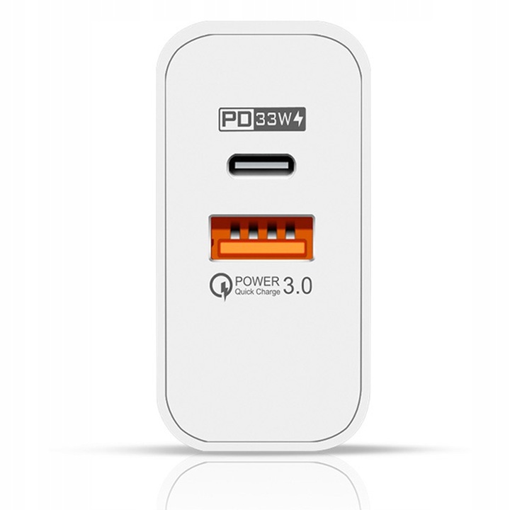 SZYBKA ŁADOWARKA 65W GaN USB-C USB-A FAST CHARGER PD QC Stan opakowania oryginalne