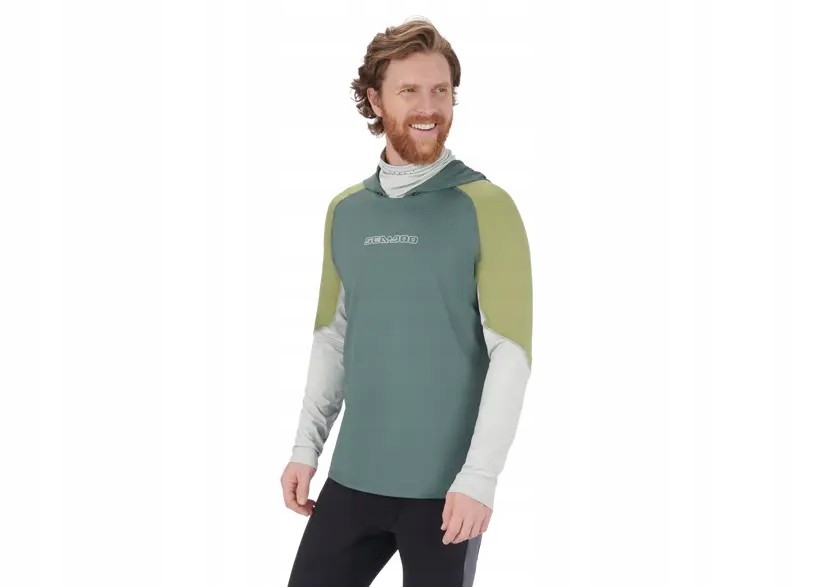 MĘSKA KOSZULKA Z KAPTUREM SEA-DOO UV PROTECTION HOODED M