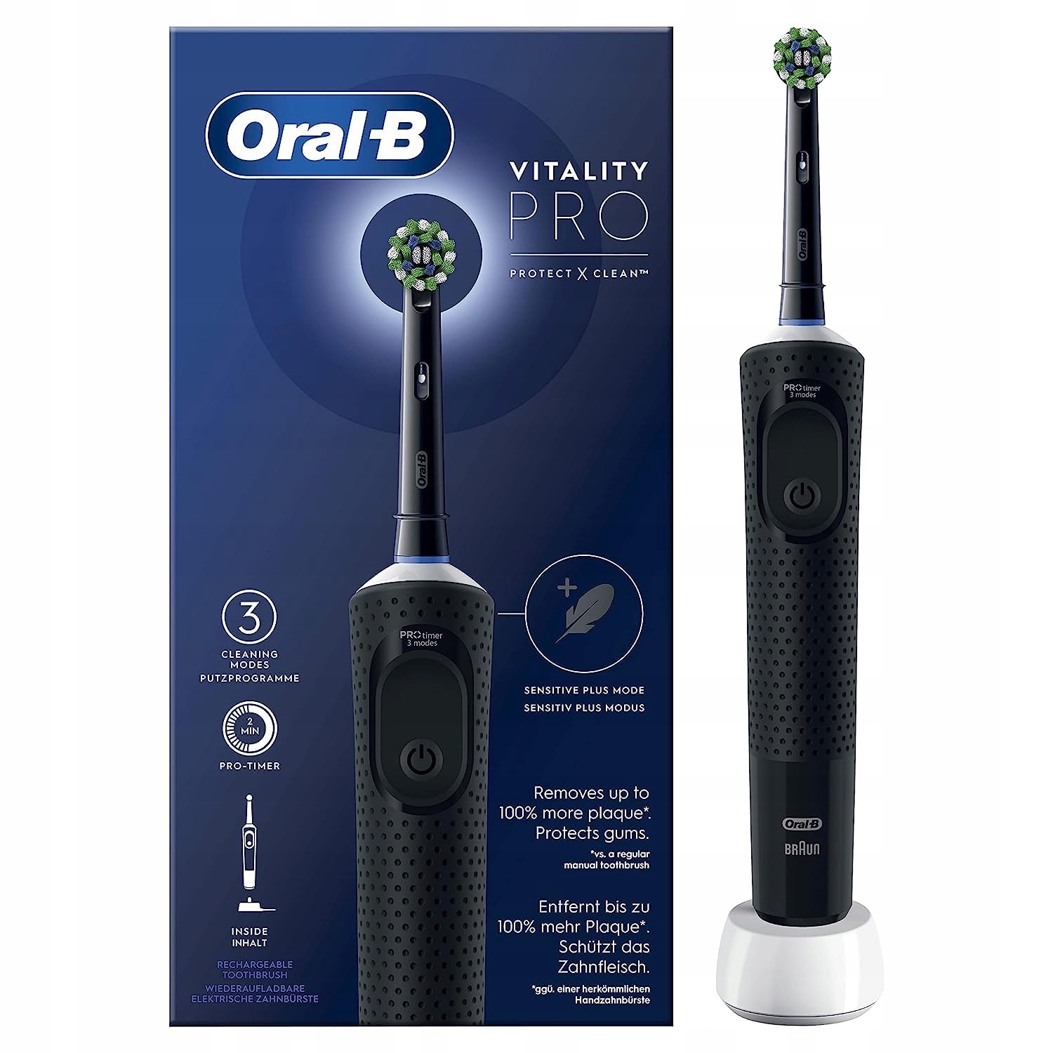 Oral-b Szczoteczka Do Zębów Vitality 103 Pro 3 czarna
