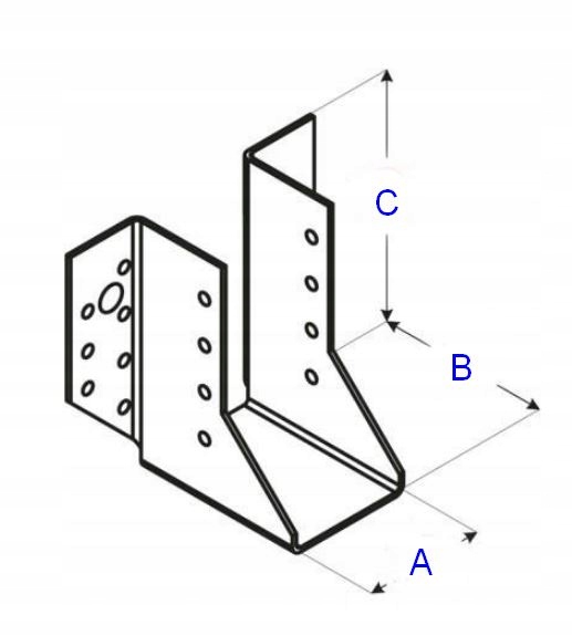 WIESZAK BELKI WSPORNIK 40x120 ATEST APROBATA Producent Mał-Met