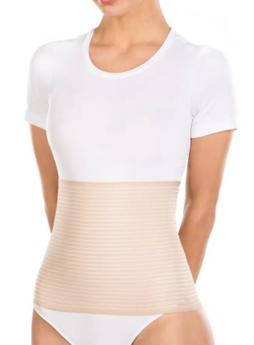 PANI TERESA PAS BRZUSZNY POPORODOWY PRZEWIEWNY CIELISTY 24cm (XS) 0104 Rozmiar XS