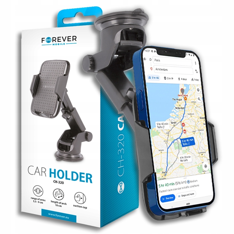 Uchwyt Do Samochodu Na Telefon Szybę Kokpit Deskę Samochodowy Holder Mocny