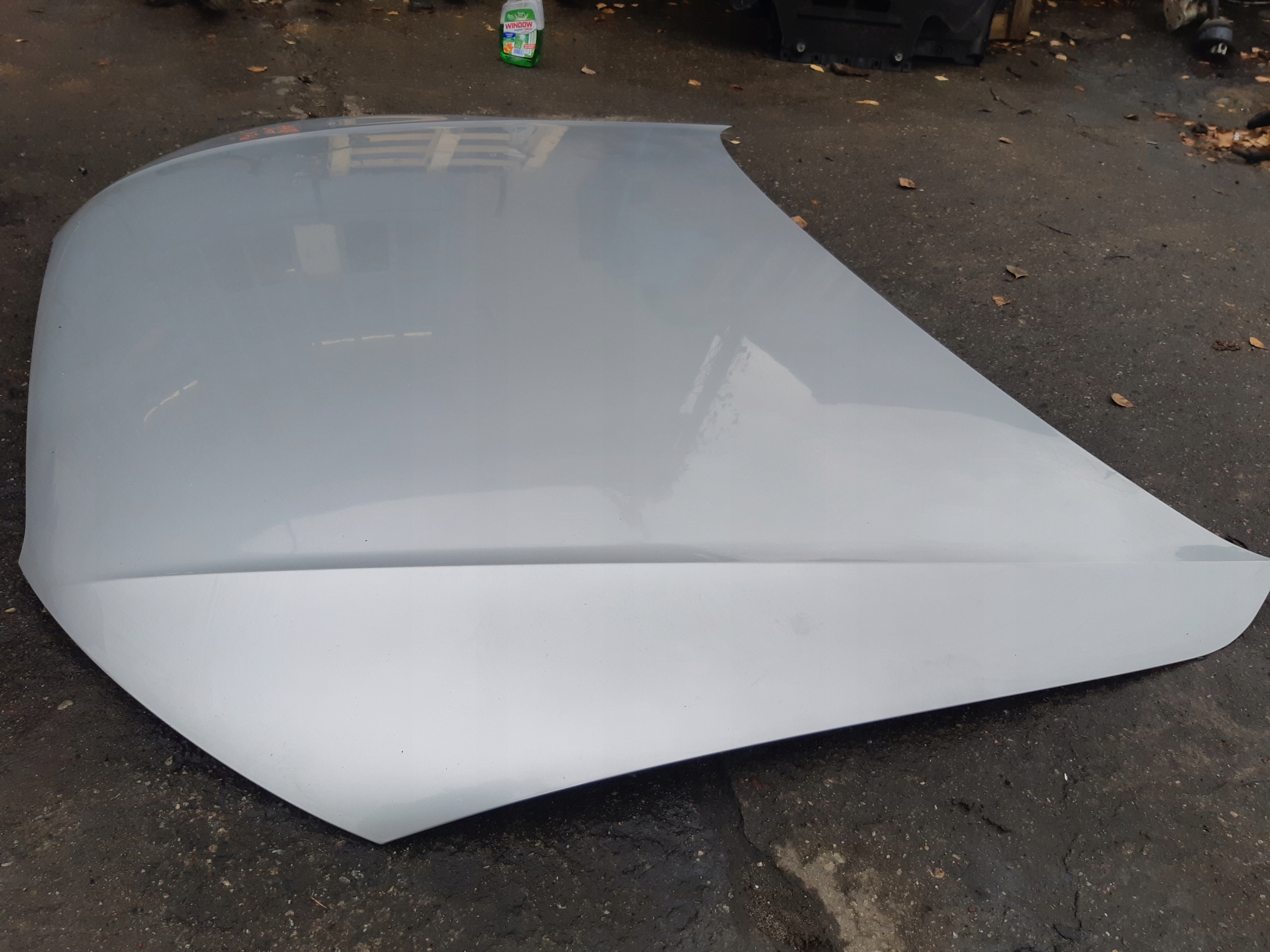 AUDI A4 B8 LIFT bonnet front LX7W SREBRNA