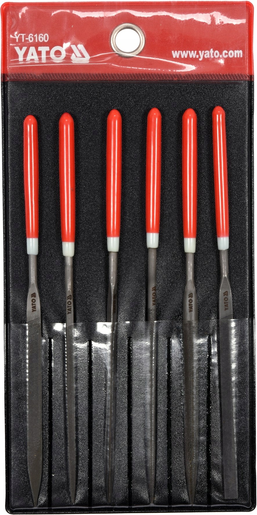 Zestaw Pilników Iglaków 6CZ. 3X140X65MM Yato 26053