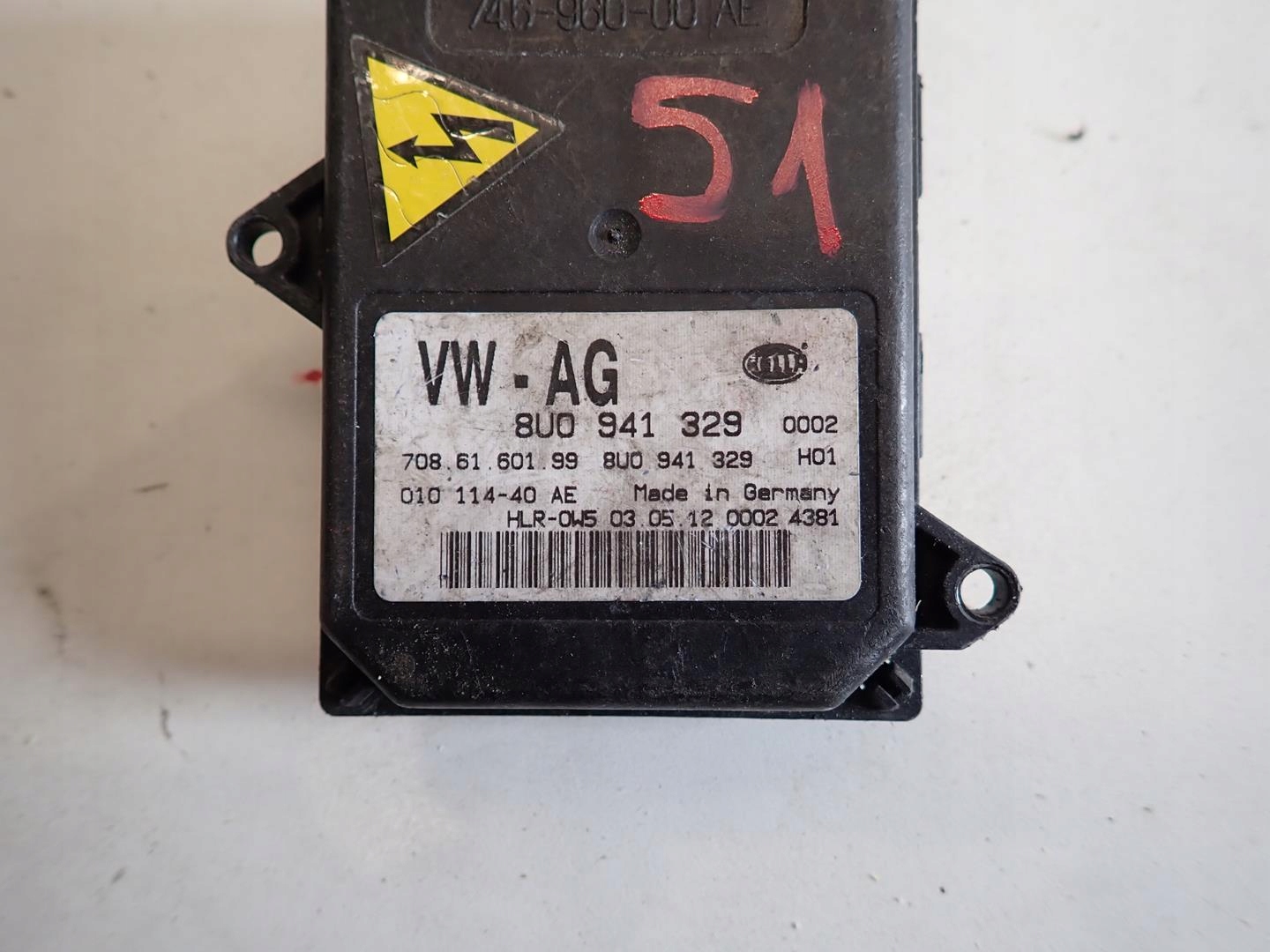 control unit module steering AUDI SEAT SKODA VW 8U0941329