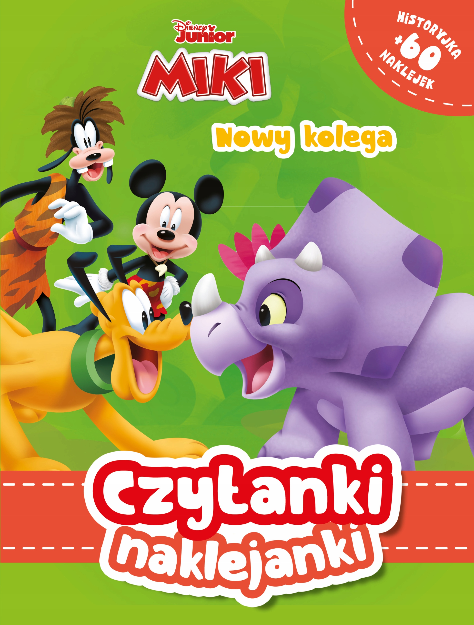 Czytanki Naklejanki Nowy Kolega Miki Disney Junior