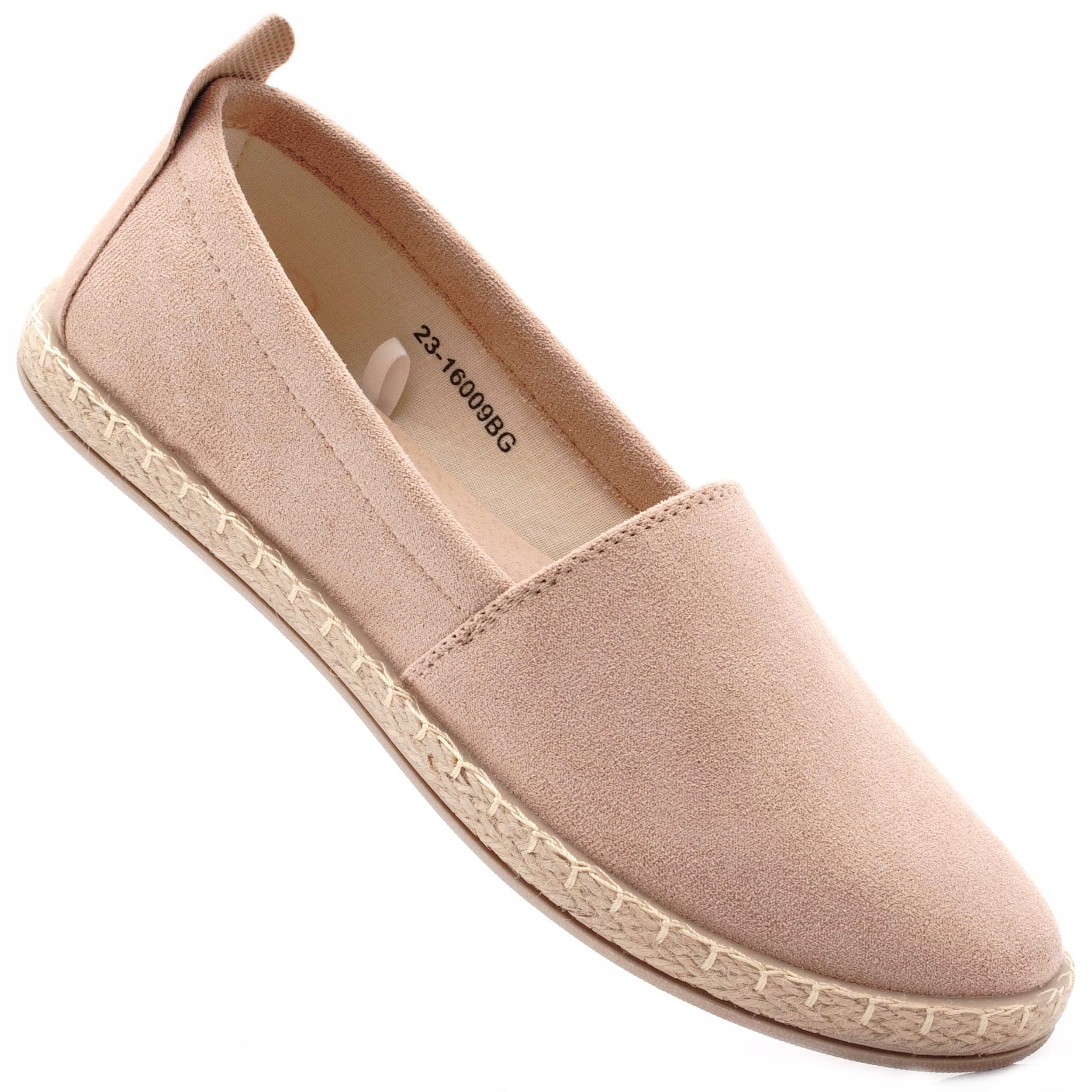 POTOCKI ESPADRYLE BUTY DAMSKIE LEKKIE WSUWANE 16009 38