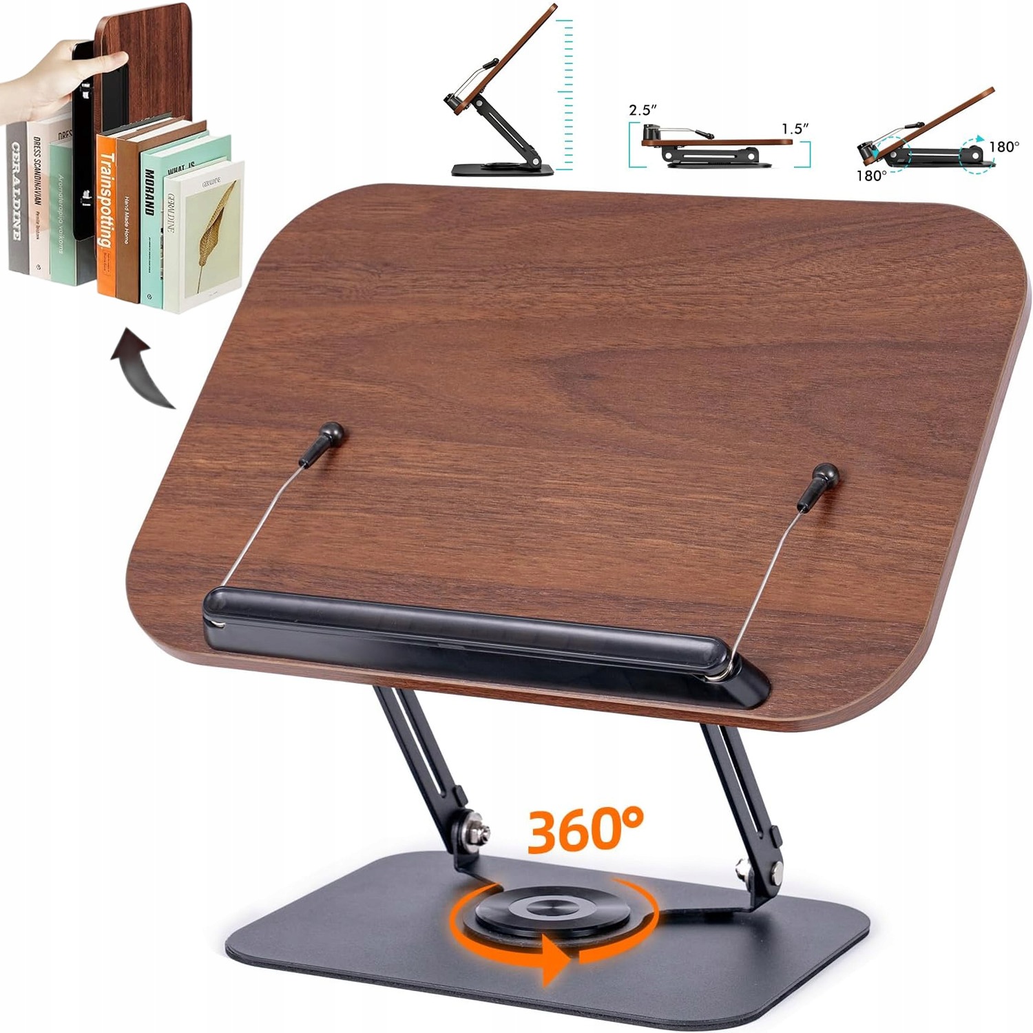 Podstavec Pod Notebook Tablet Skládací, Nastavitelný Stojan, Pult, Noty, Kniha