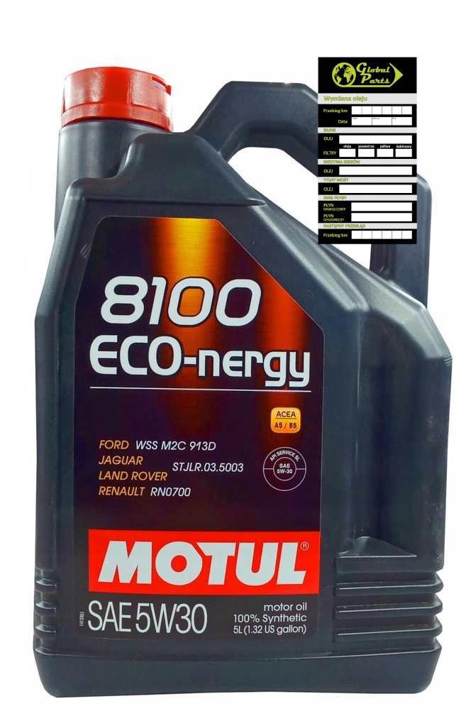 

Olej Motul 8100 Eco-nergy 5w30 A5/B5 RN0700 5l