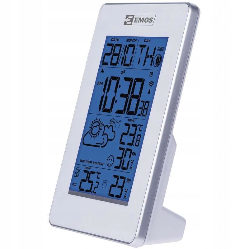 Stacja METEO pogodowa EMOS E3003 fazy księżyca DCF Model E3003