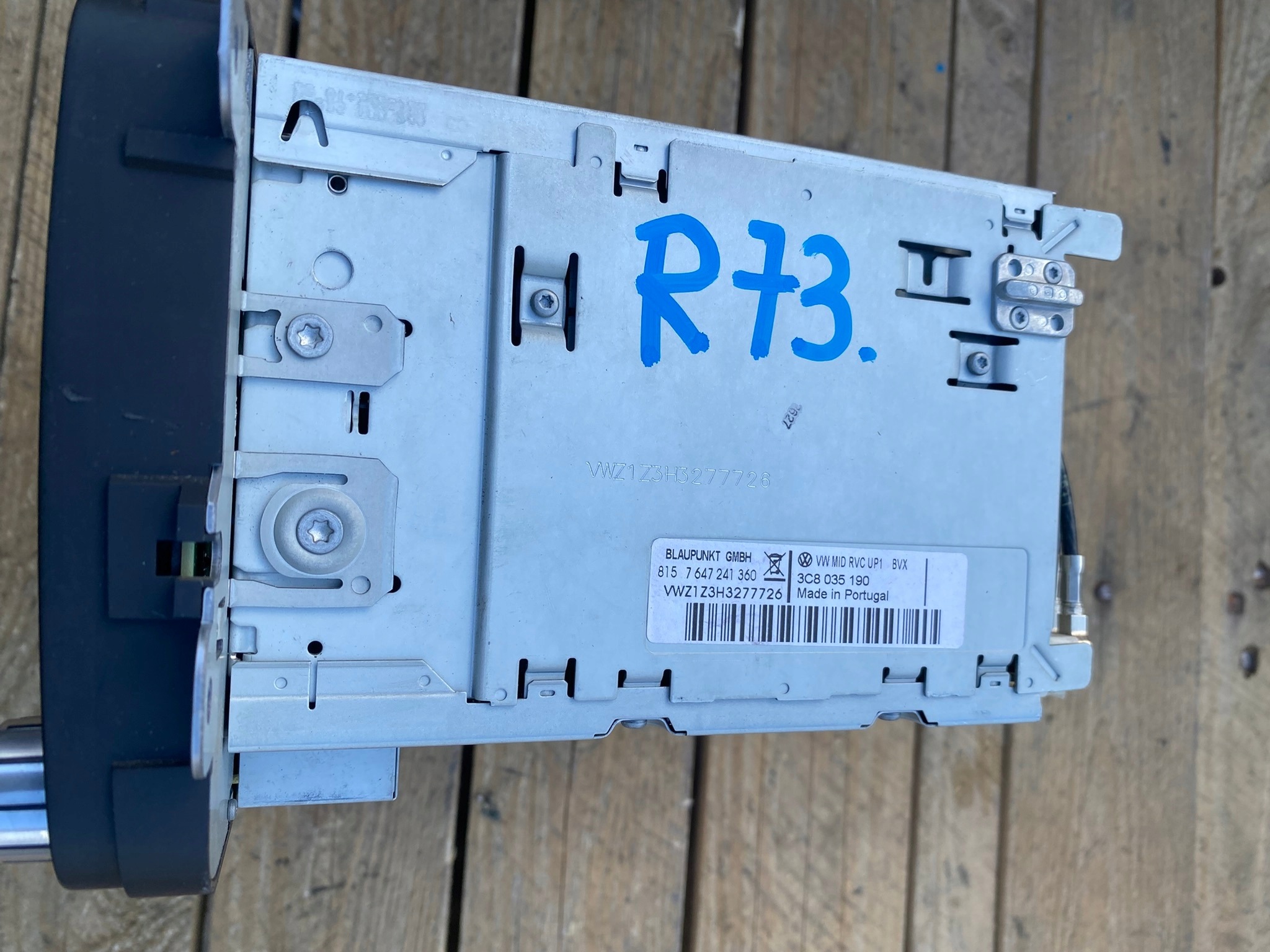 RADIO CD VOLKSWAGEN PASSAT B7 3C8035190