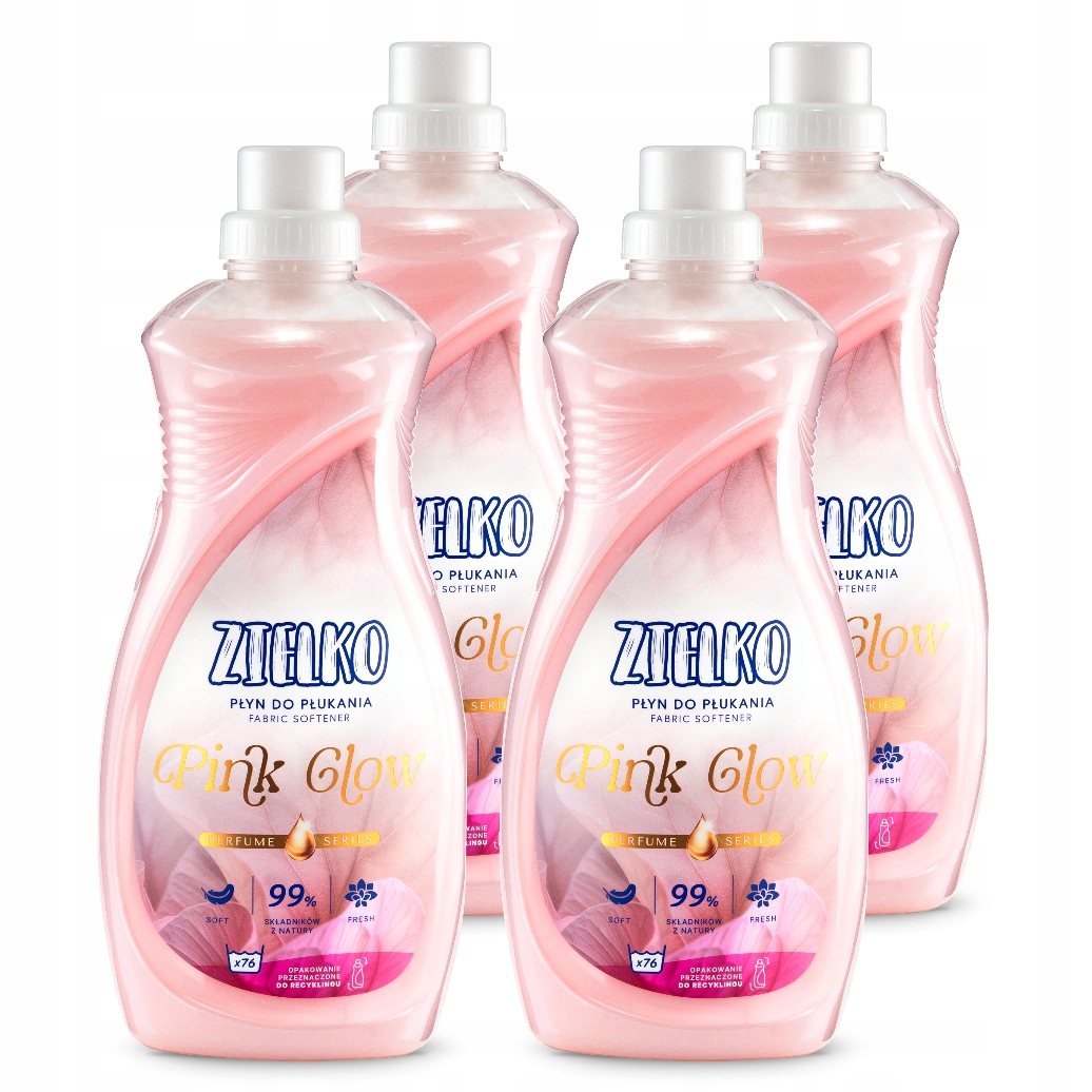 Levně Zielko Sada Tekutá aviváž růžová Pink Glow Ochrana 4x1520ml (3+1)