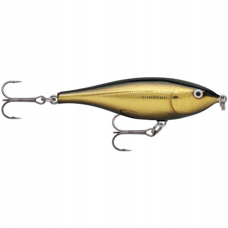 Wobler Rapala Twitchin Rap 8cm 12g Gbmu Gold BlackMullet 0.2-0.6m Slow Sink