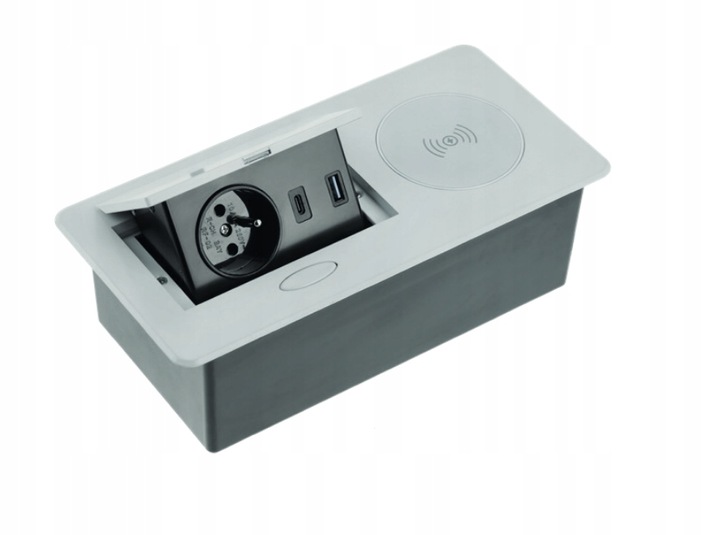 Zásuvka Na Dosku Avaro Plus Indukcia Gtv Strieborná