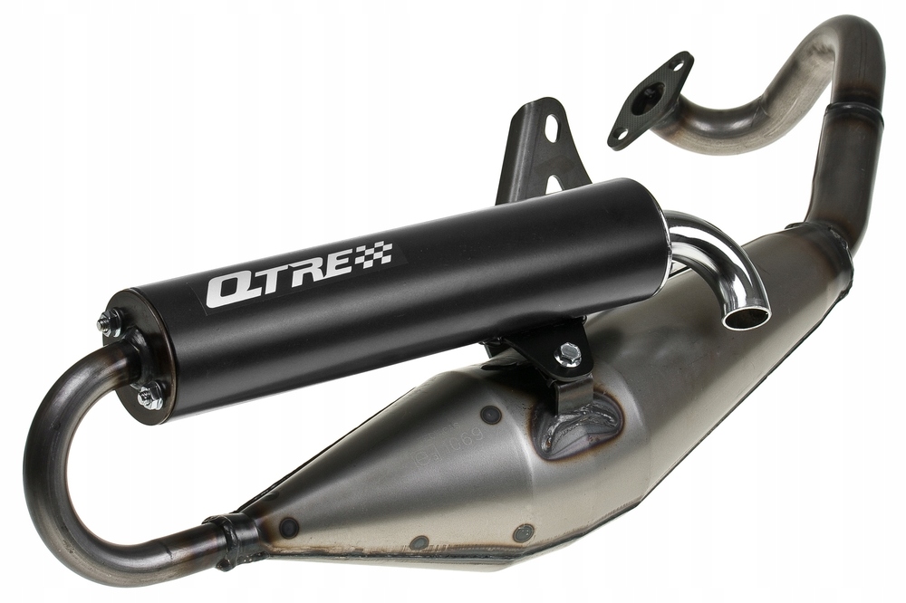 Výfuk Tecnigas Q-Tre Black Alu, Peugeot New Vivacity, Speedfight 3 a 4