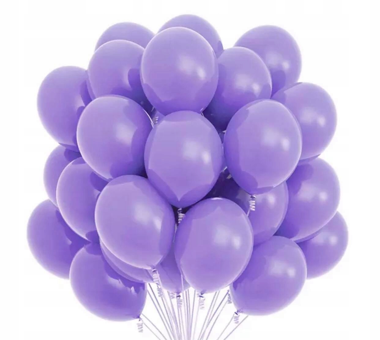 

Balony Lawendowe Duże Komunia Wesele 100SZT