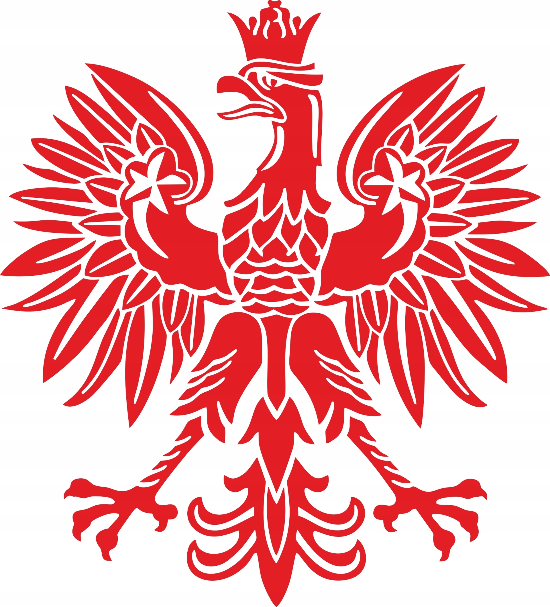 

Duża naklejka patriotyczna auto orzeł Polska XXL