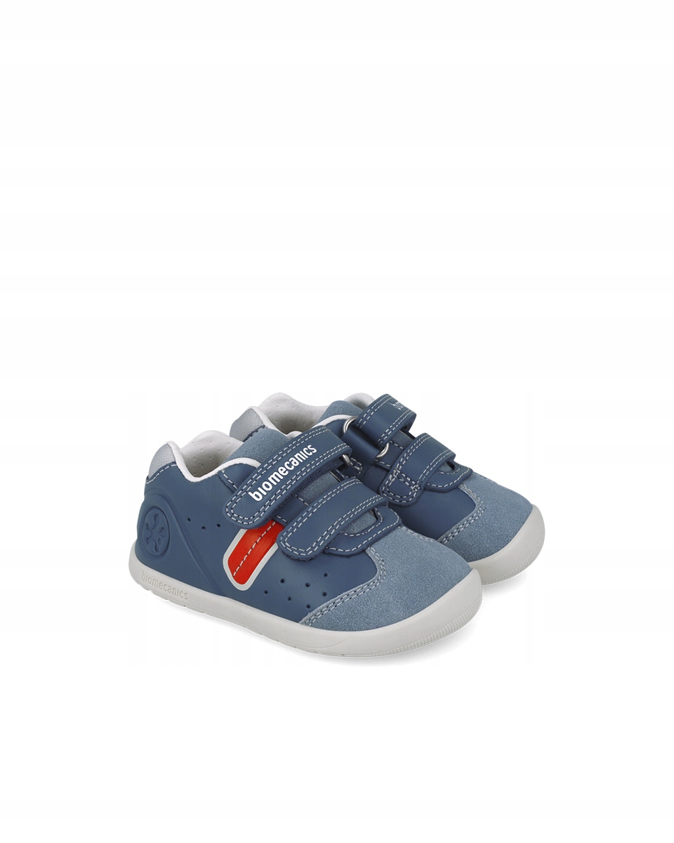 Buty dla chłopca dziecięce na rzep niebieskie Biomecanics 252162-A556 23
