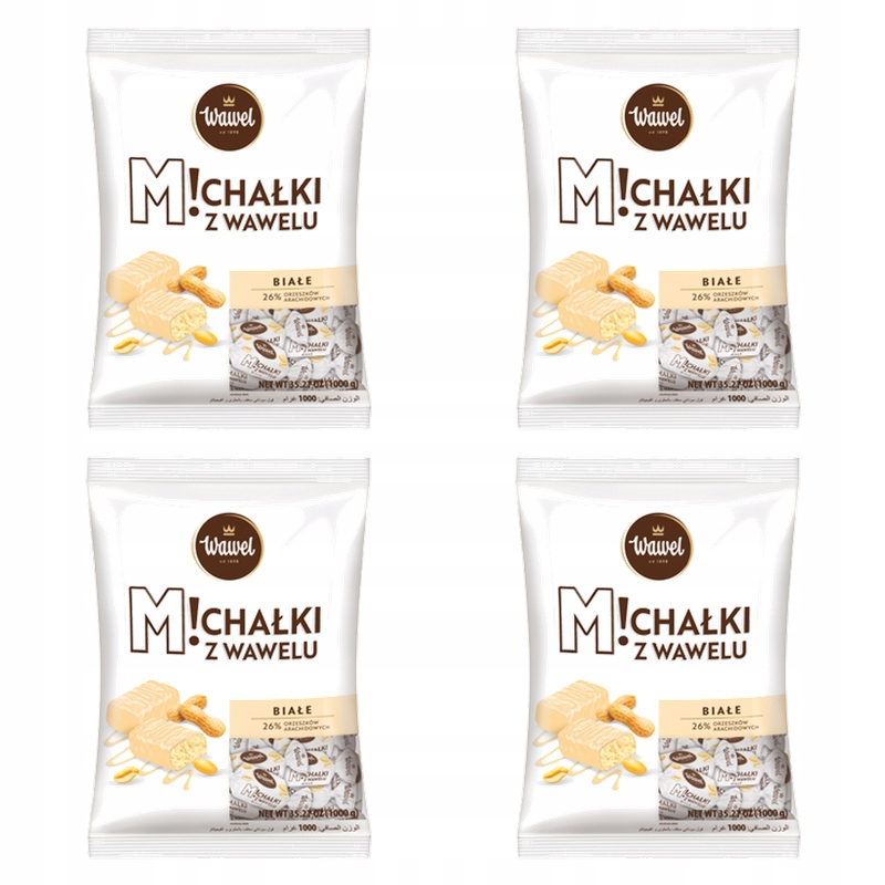 Wawel Michałki z Wawelu Bílé 1 kg X4