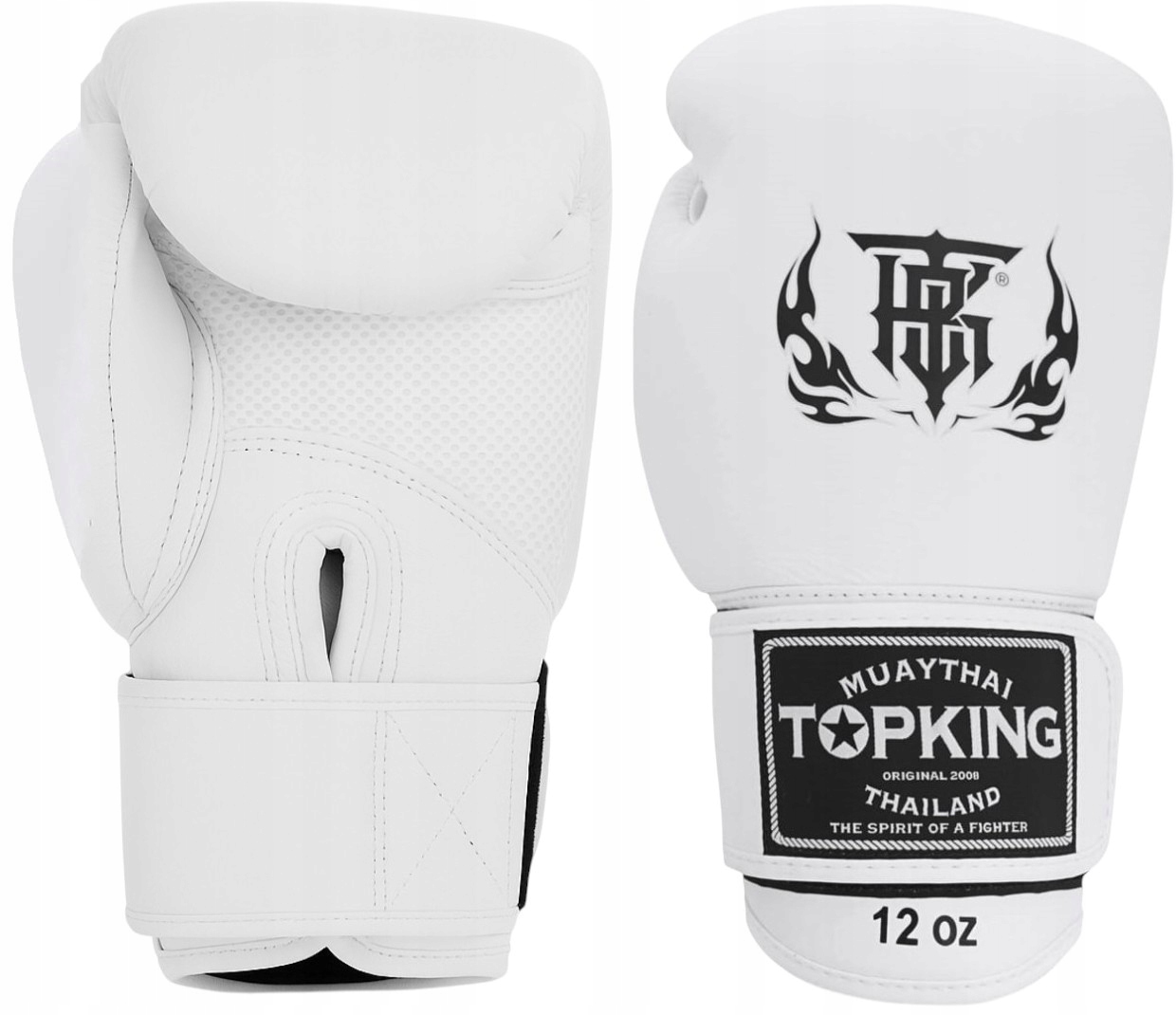 Top King Boxerské rukavice Tkbgav Air Bílé 14OZ