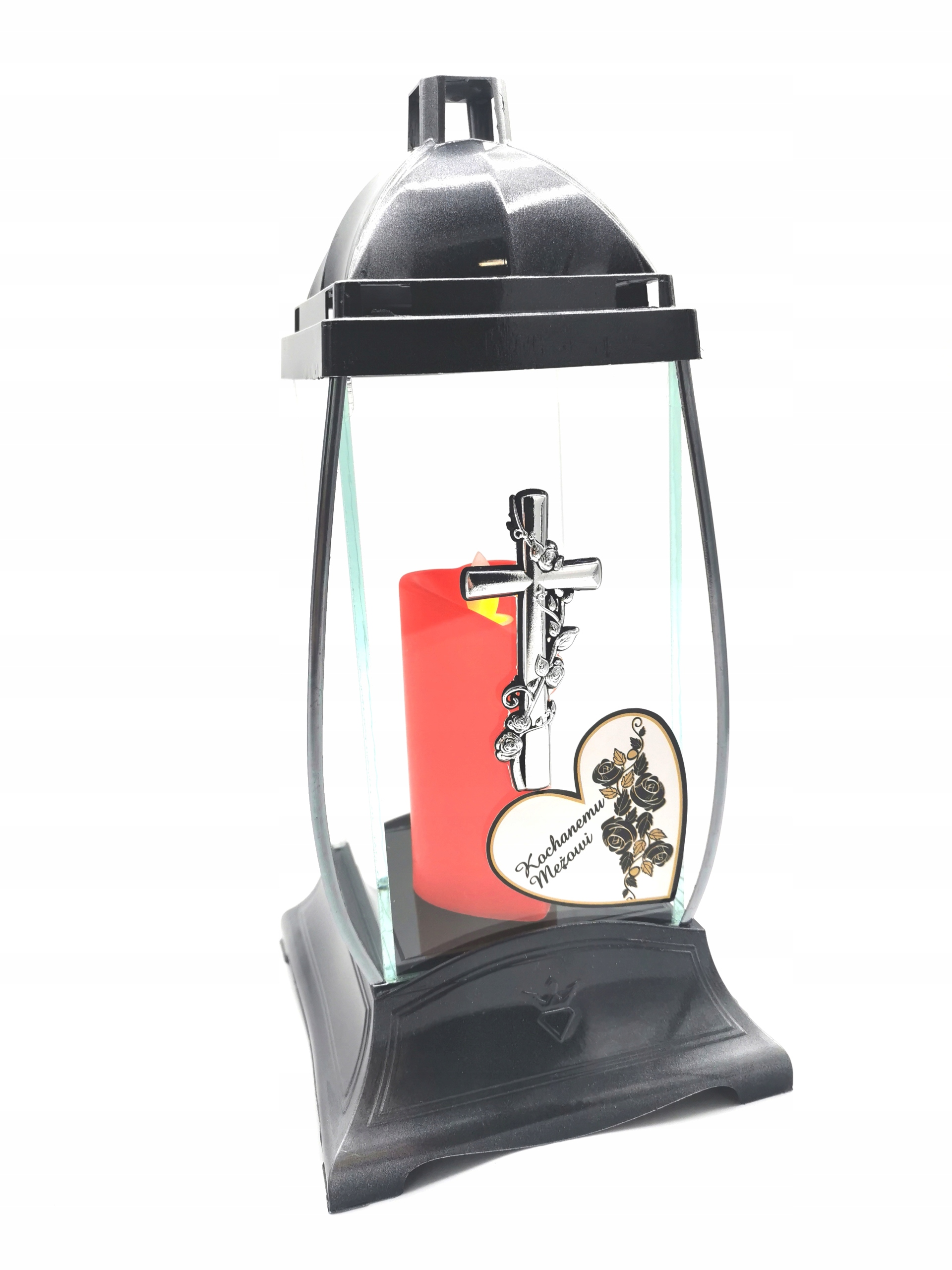 ZNICZ KAPLICZKA PIĘKNA DEDYKACJA RODZINA ŚWIECZKA