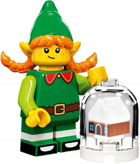 

Lego Figurka Seria 23 Świąteczna Elfka Elf 71034 5