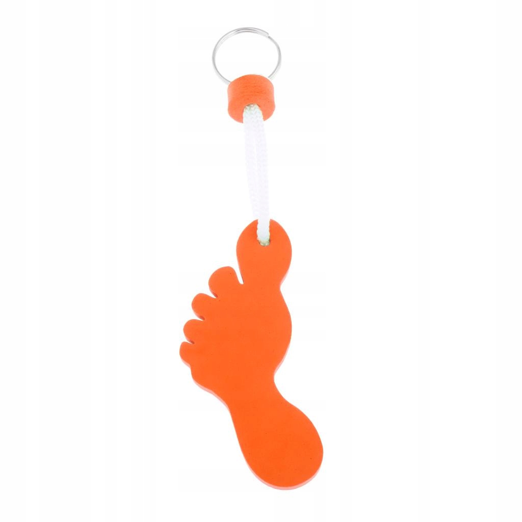 Floating Keyring Float Floatation Keychain Orange Materiał inny