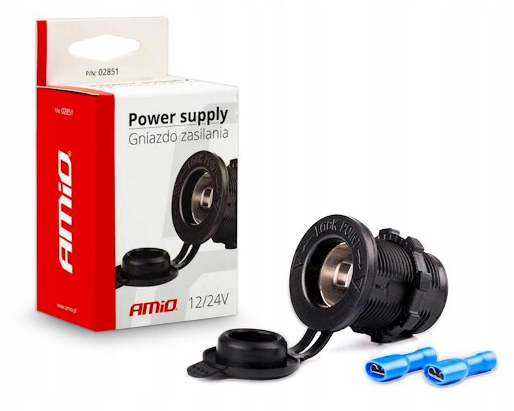 

Gniazdo zapalniczki samochodowe 12V hermetyczne