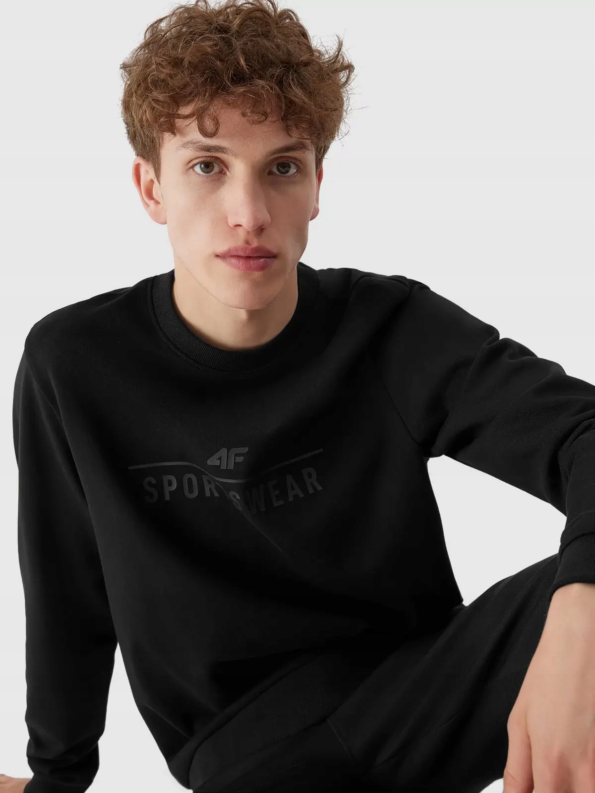 BLUZA MĘSKA DRESOWA 4F SPORTOWA BAWEŁNA AW23M692 Nazwa koloru producenta 20S