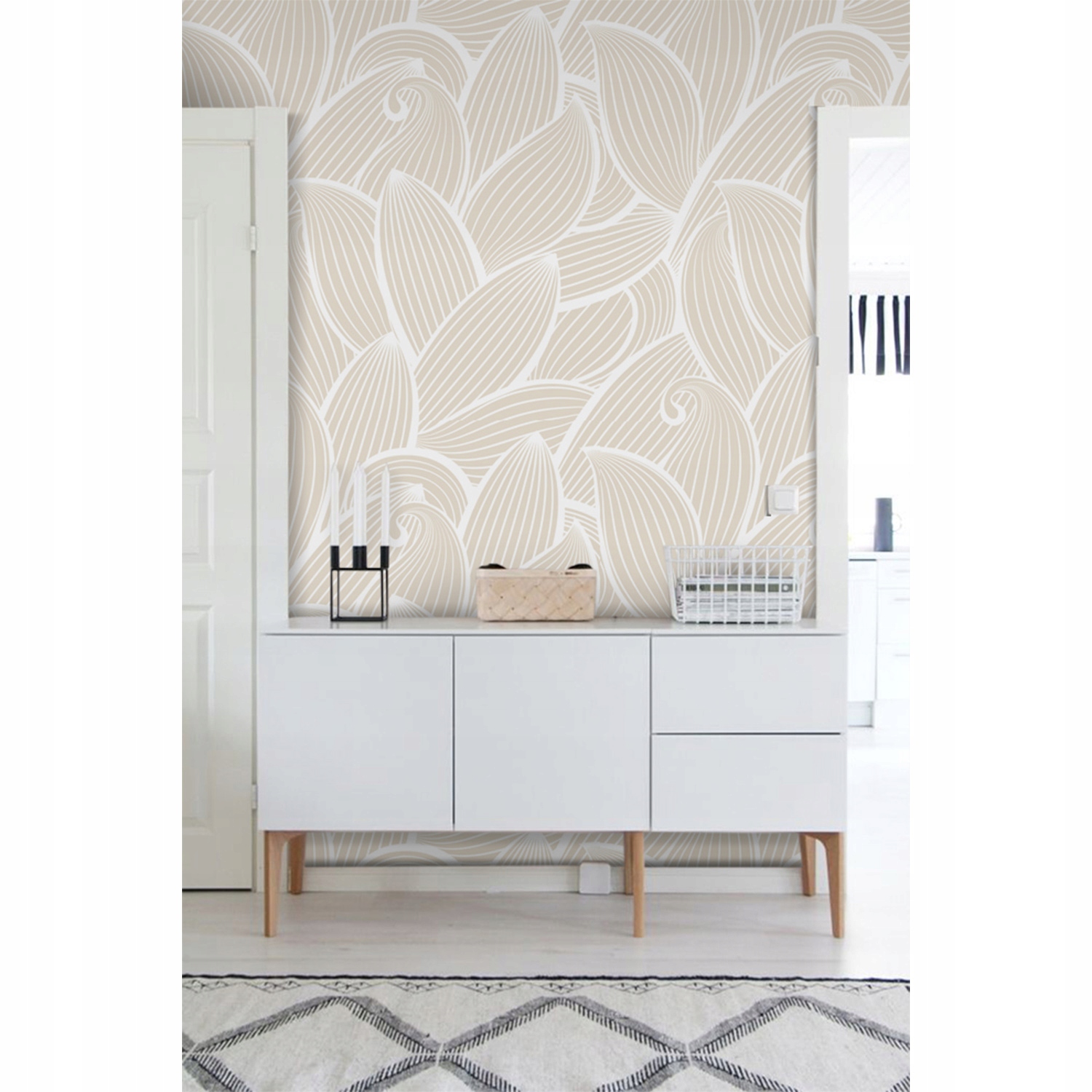 

Flizelinowa tapeta Kolorowe kwiaty 104x70 + klej