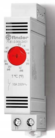 

Termostat Finder 7T.81.0.000.2403 kontrola grzałek