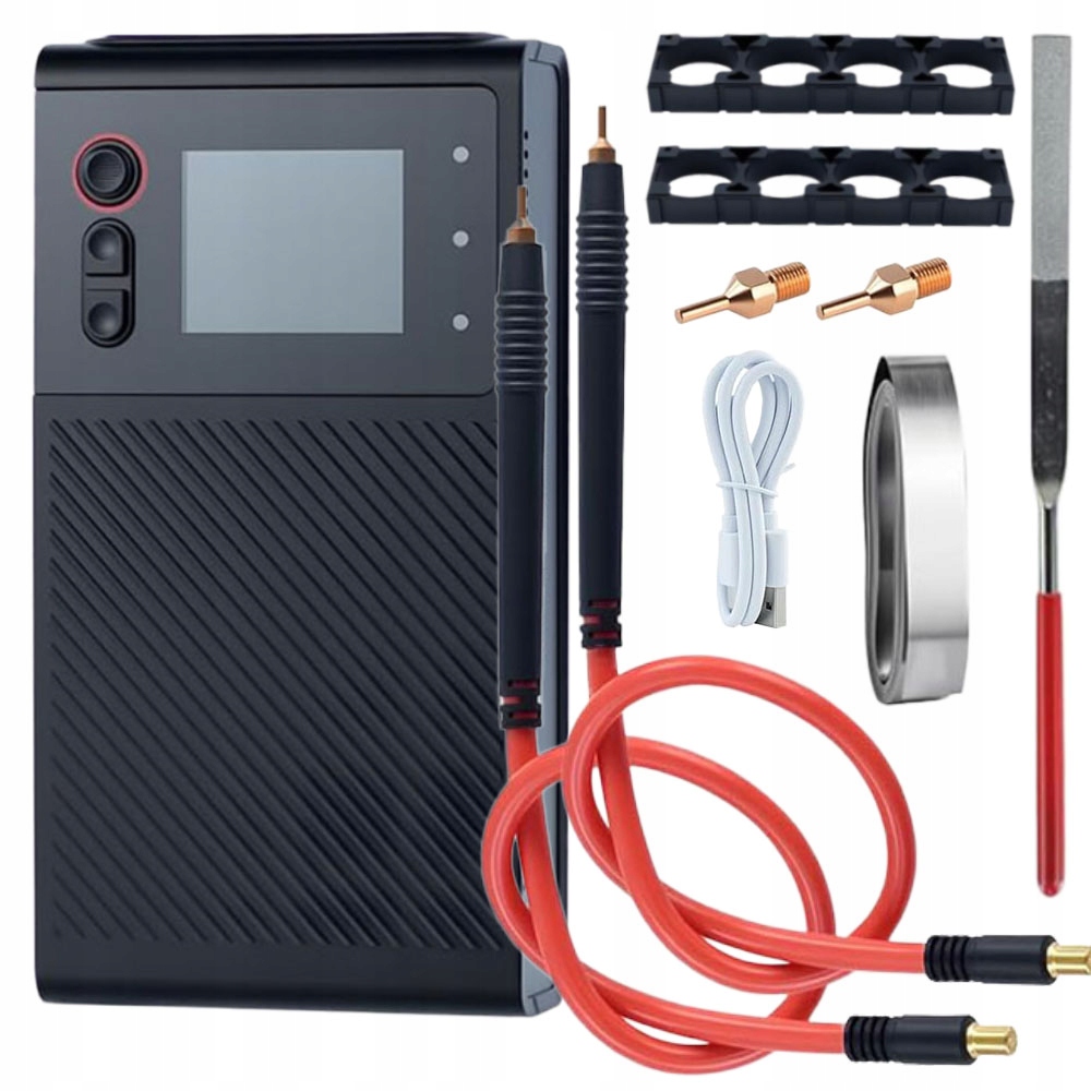 Zestaw Zgrzewarka do ogniw akumulatora Akumulatorowa punktowa przenośna