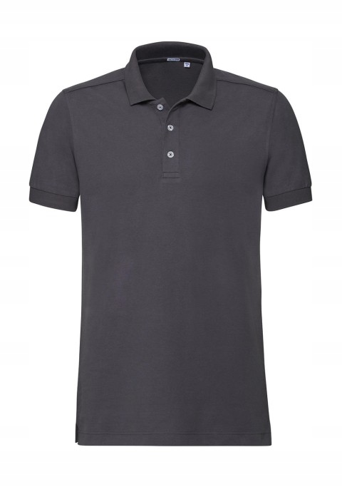 Tričko Stretch Polo Russell Convoy Grey XXL
