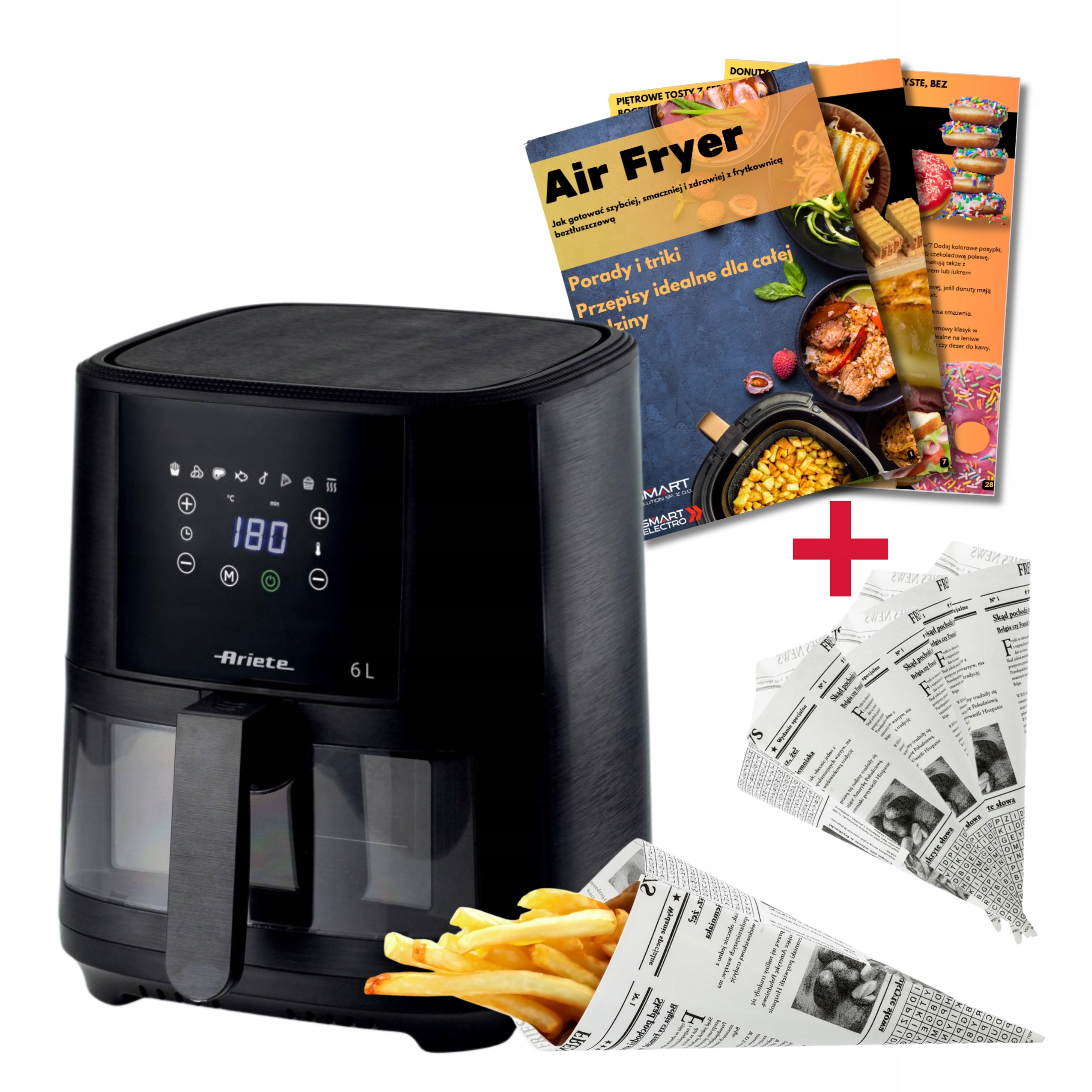 Frytkownica beztłuszczowa 4626/00 Air Fryer 6 1300W 8 programów