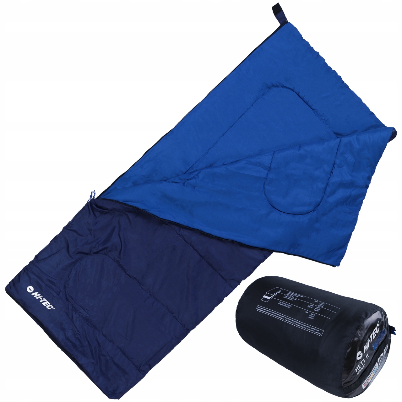 Lehký Turistický Spací Pytel Hi-tec Rett II Turistický 180 x 75 cm