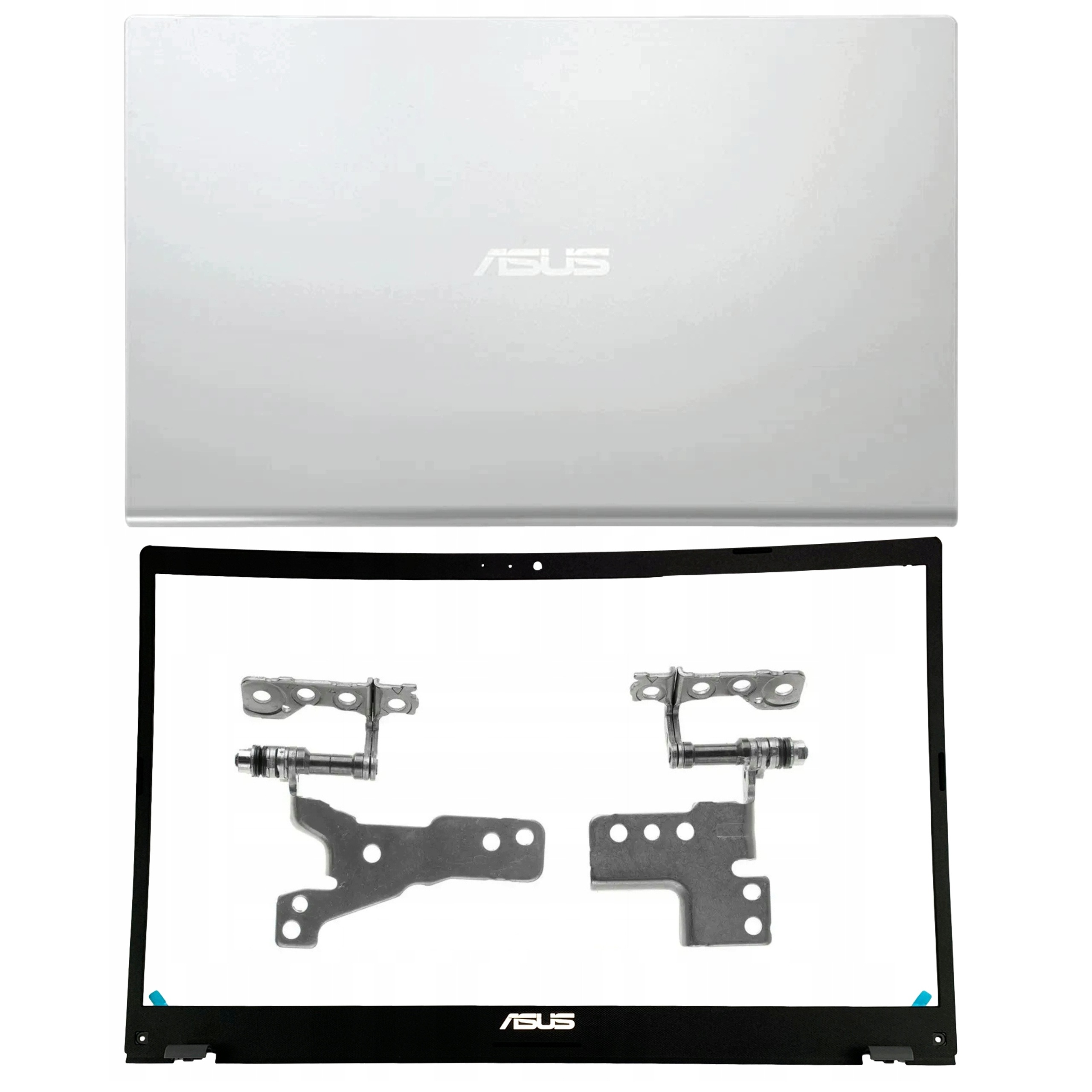 Klapka+rámeček+závěsy Asus X509 X509DA X509FA F509 X515 Stříbrný Originál