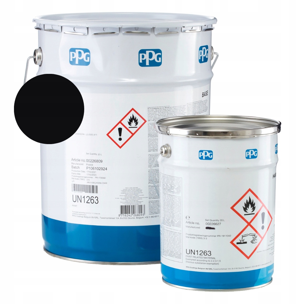 Kruhová farba SigmaShield 880, 20L, Čierna