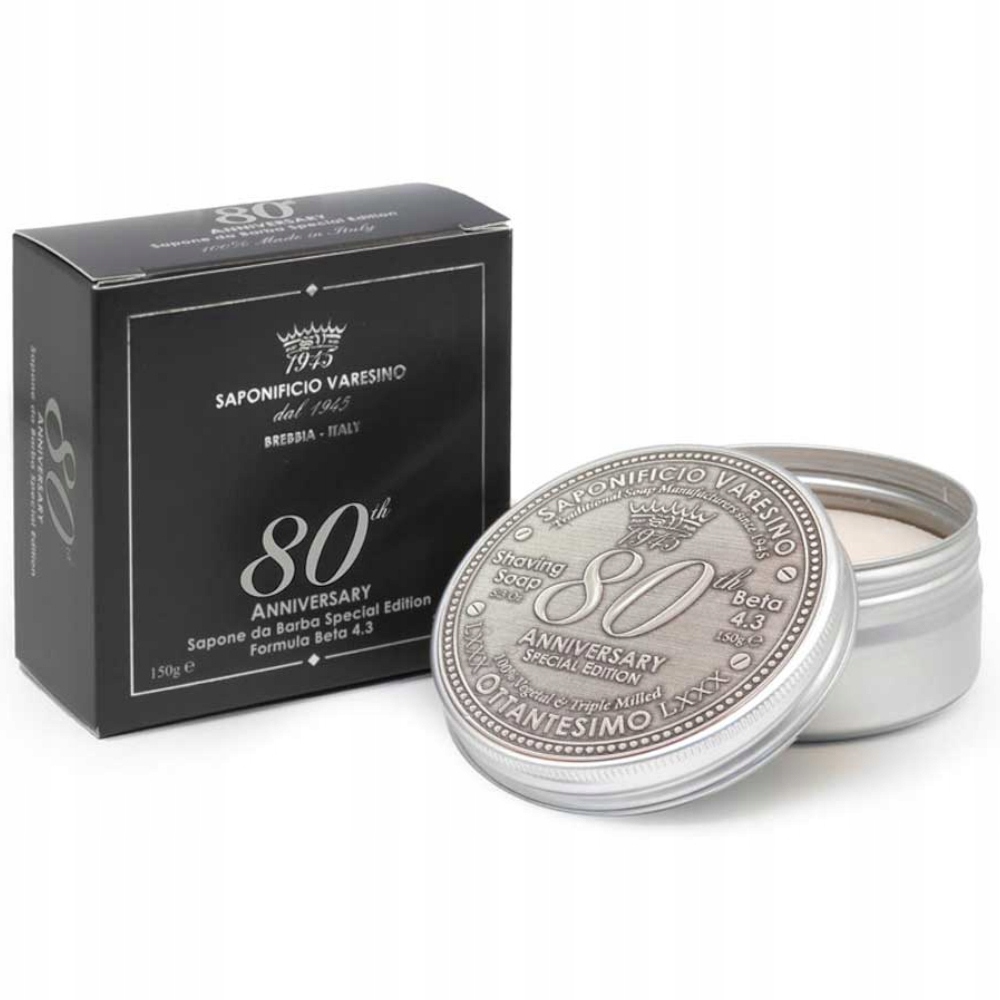 Mýdlo na holení v kelímku Saponificio Varesino 80th Anniversary 150 g