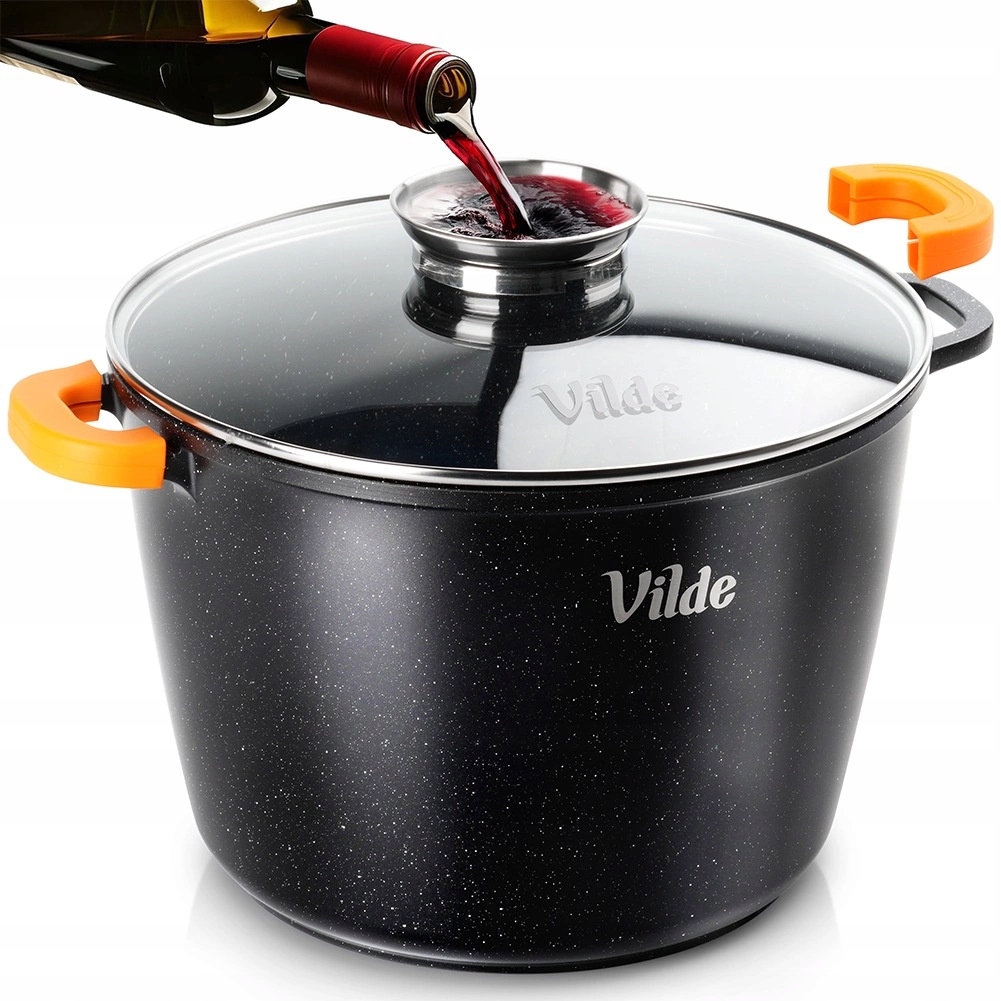 Hrnec Granitový 9,7 L 28 cm Aroma víko Dávkovač Silikon Vilde