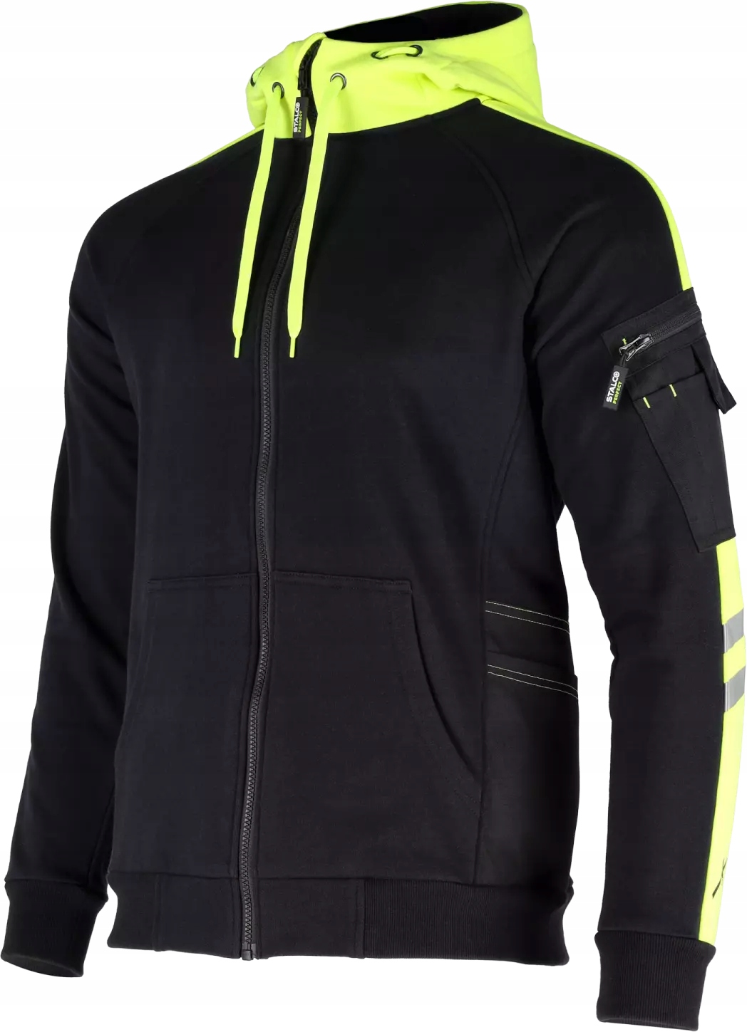 Bluza Z Kapturem "Mechanick" Czarna "L" Powermax S-79159