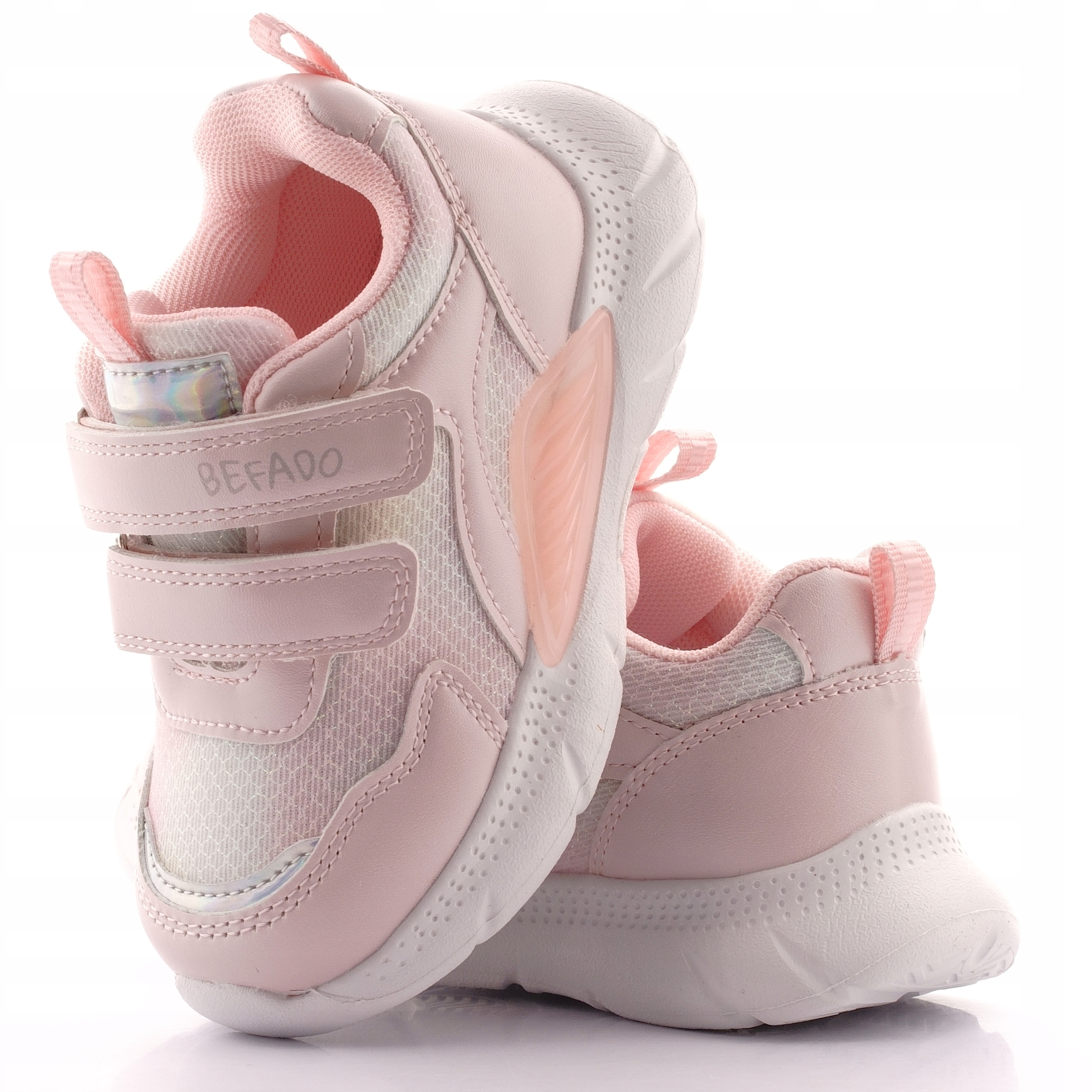 BEFADO BUTY SPORTOWE DZIECIĘCE ADIDASY DZIEWCZĘCE NA RZEPY 516BP425