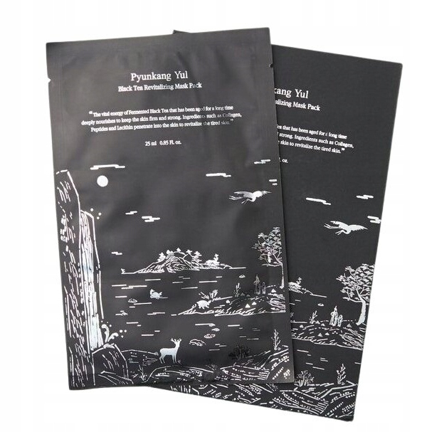 

Pyunkang Yul Black Tea Revitalizing Maska w Płacie