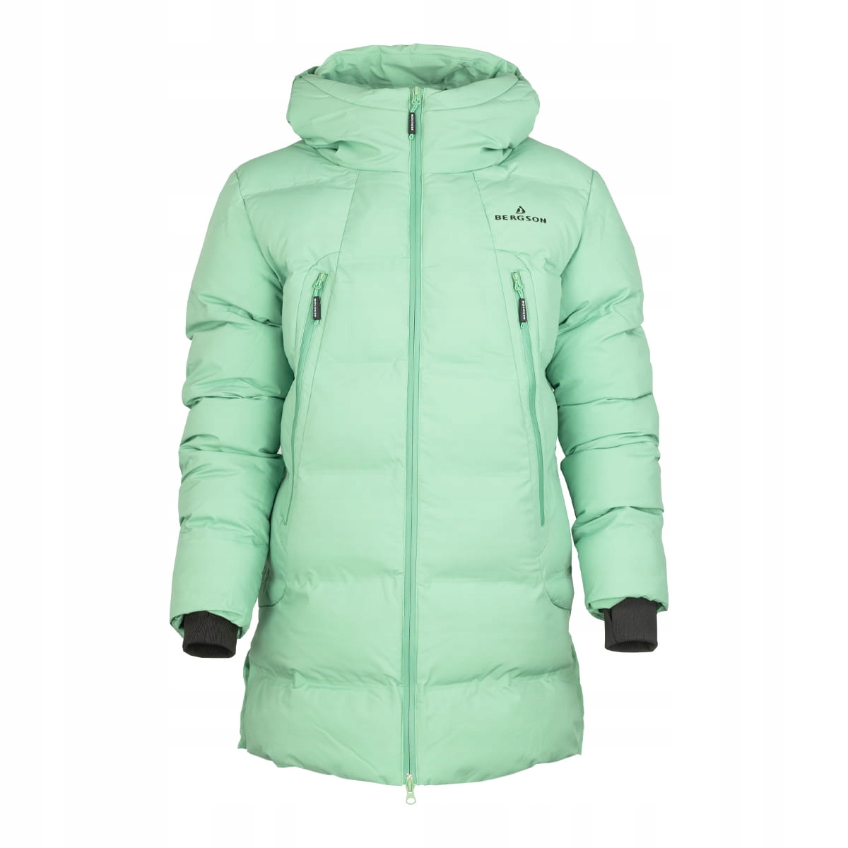 Pánský kabát Bergson Snow Leopard Primaloft Dark Mineral velikost 3XL