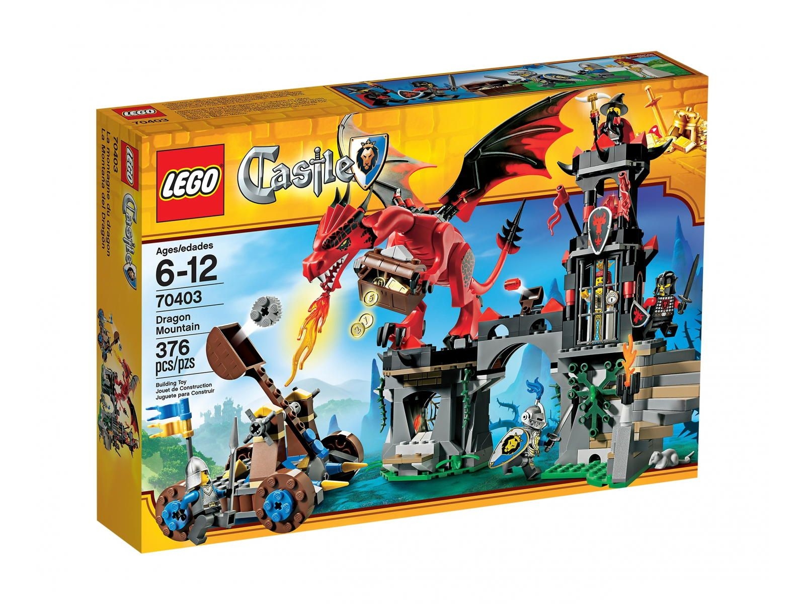 LEGO Castle - 70403 Smocza góra - Nowe