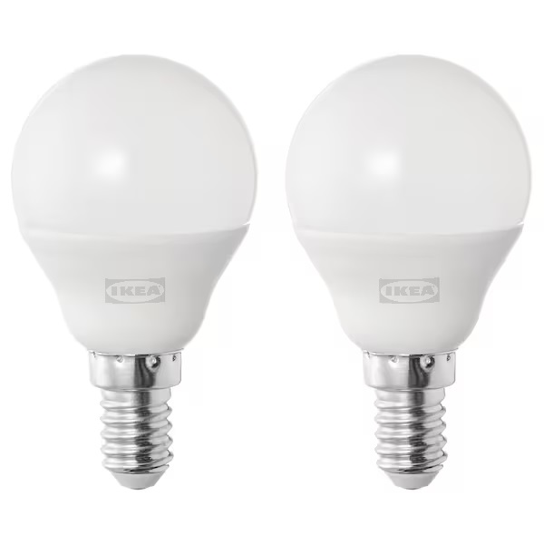 

Ikea Solhetta Żarówka Led E14 470 lumenów 2 szt.