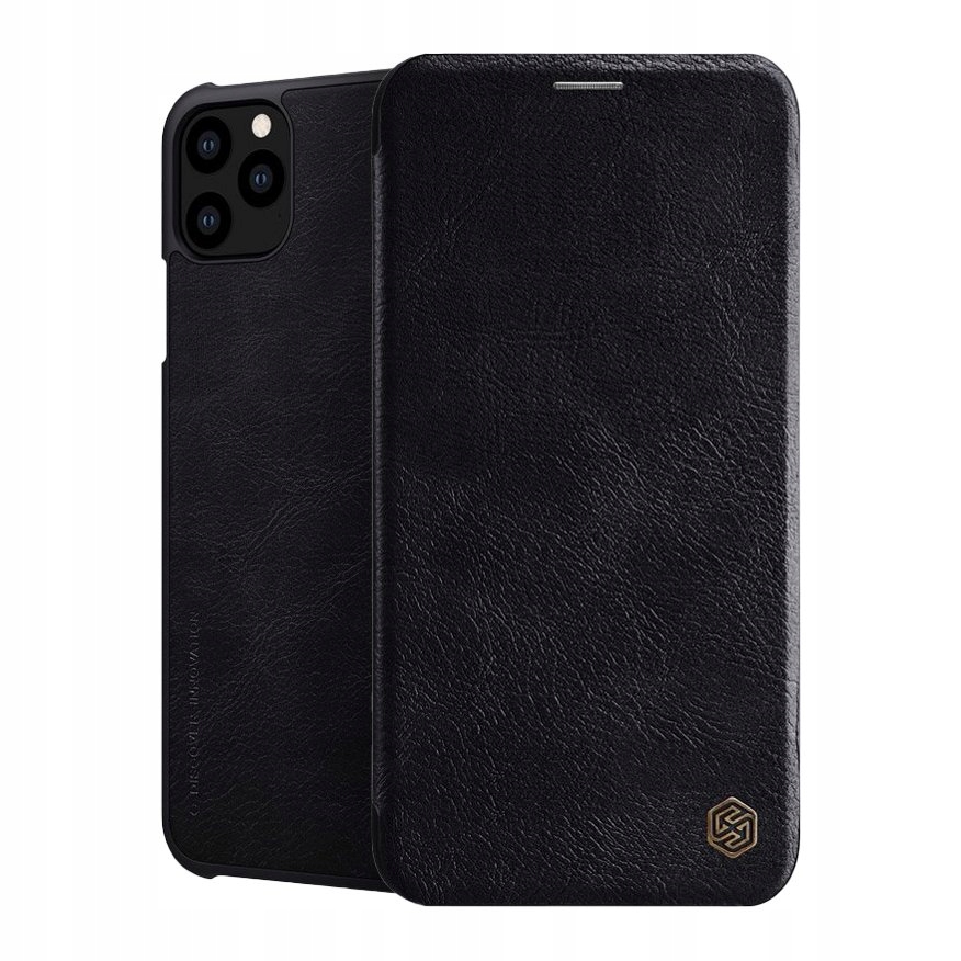 

Nillkin Qin skórzane etui iPhone 11 Pro czarny