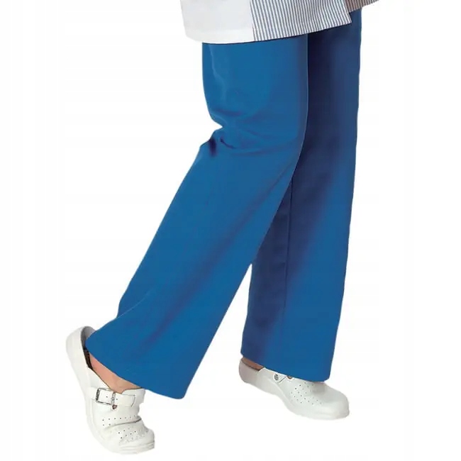 Scrubs Dámské dlouhé kalhoty Temida modrá barva 50