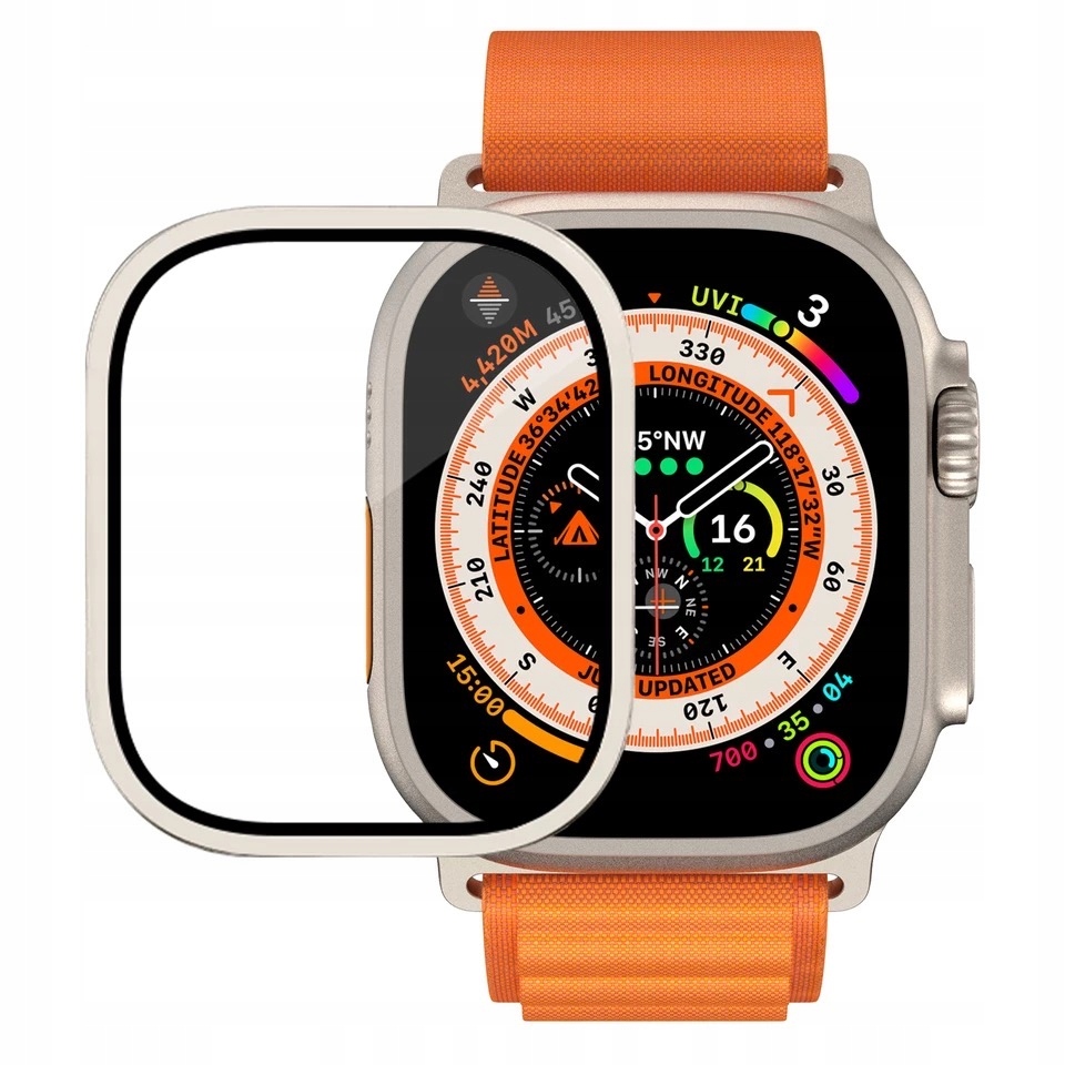 ETUI DO APPLE WATCH Ultra / ULTRA 2 49mm CASE OSŁONA EKRANU FOLIA RAMKA Marka Inna