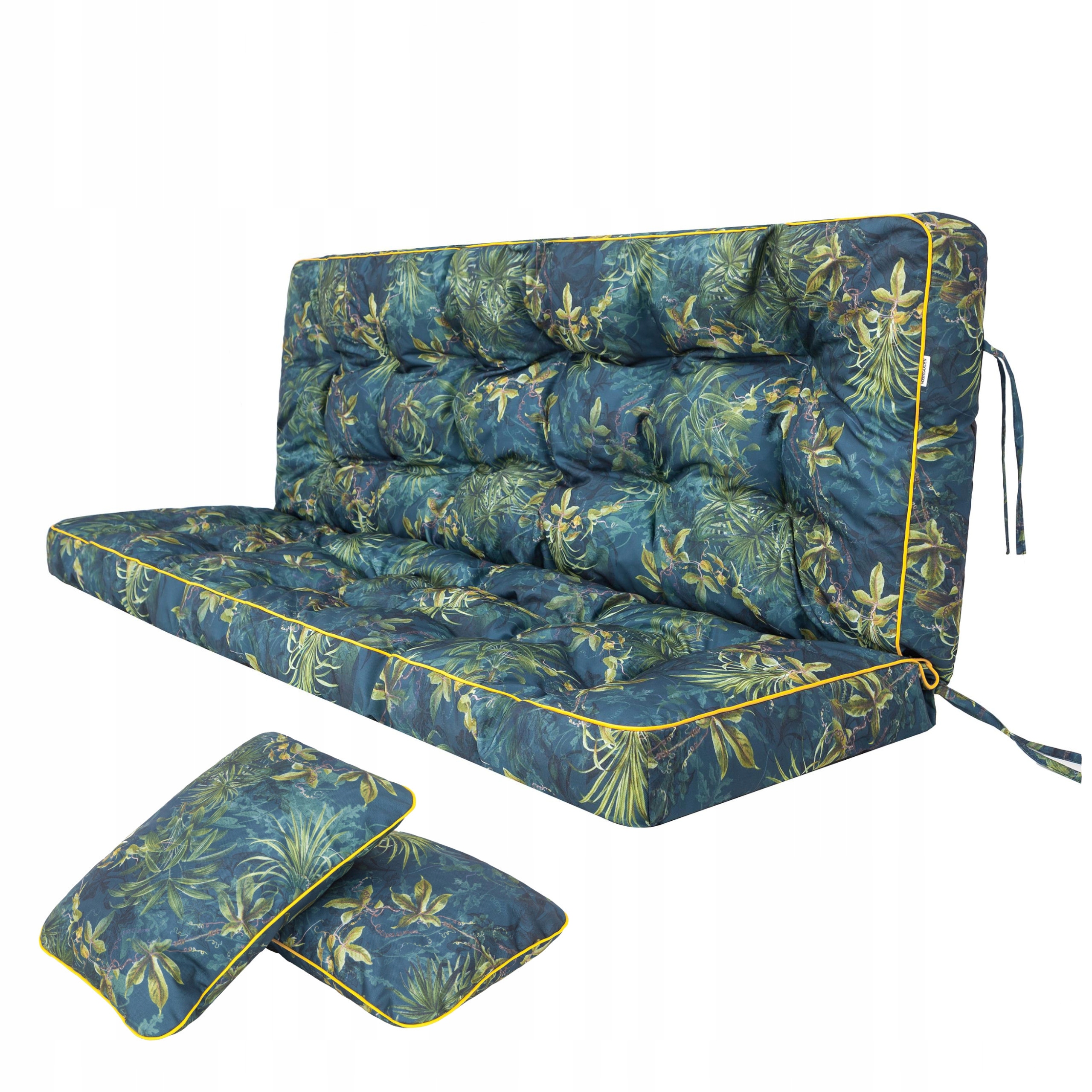 Vankúš na hojdačku na záhradnú lavičku 150 cm, hrubý, vodotesný 2 ks