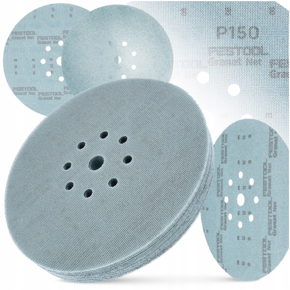 25 x Brúsna Sieť 225MM P150 Festool Granát Net Planexa Lhs 2 Eq Netkaná textília